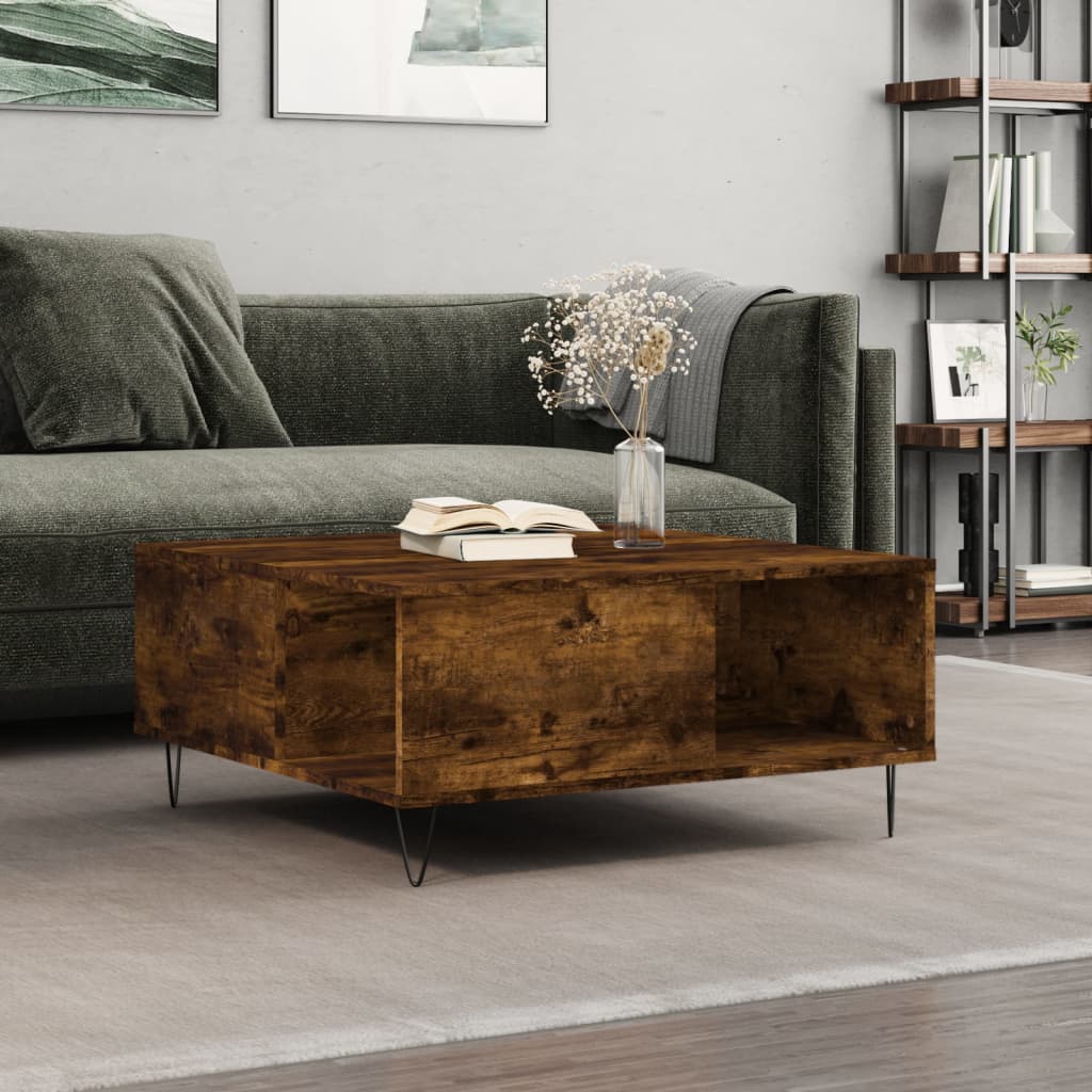 Soffbord 80X80X36,5 Cm Konstruerat Trä