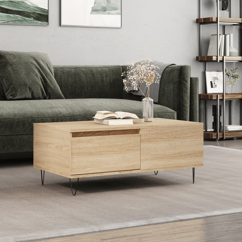 Soffbord 90X50X36,5 Cm Konstruerat Trä