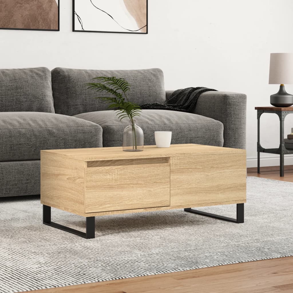Soffbord 90X50X36,5 Cm Konstruerat Trä