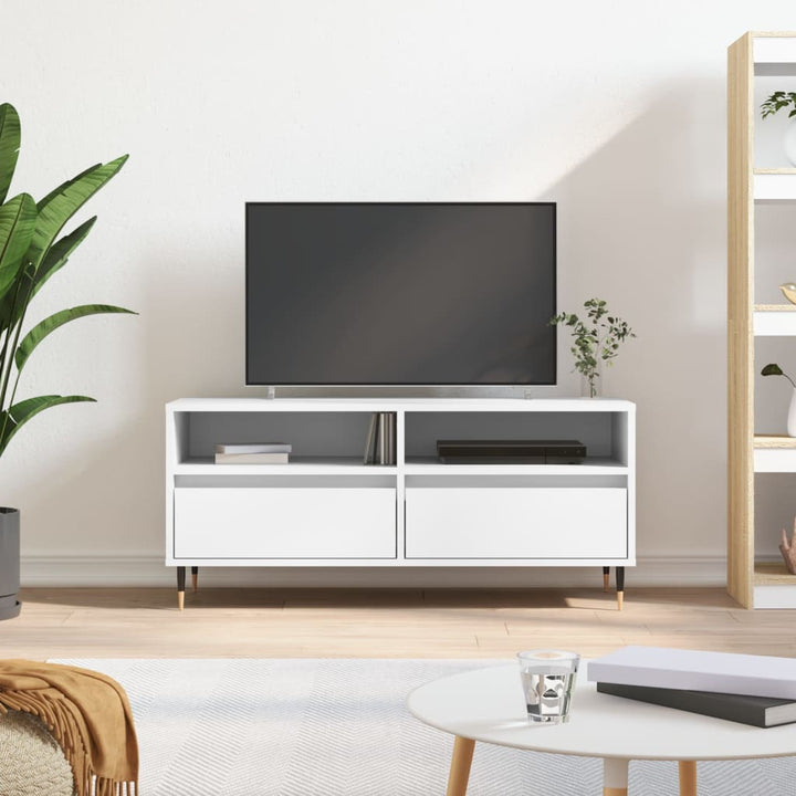 Tv-Bänk 100X34,5X44,5 Cm Konstruerat Trä