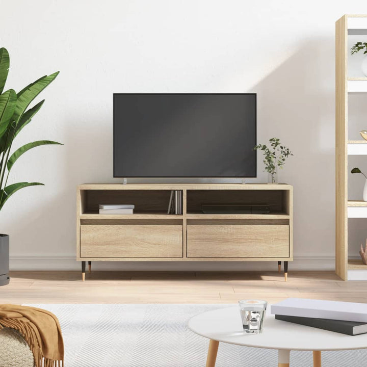 Tv-Bänk 100X34,5X44,5 Cm Konstruerat Trä