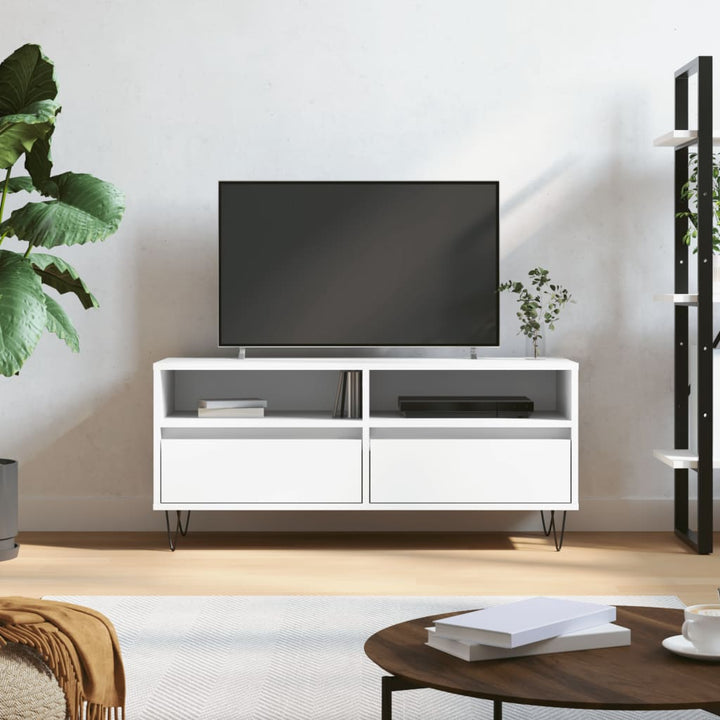 Tv-Bänk 100X34,5X44,5 Cm Konstruerat Trä