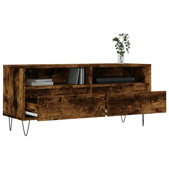 Tv-Bänk 100X34,5X44,5 Cm Konstruerat Trä