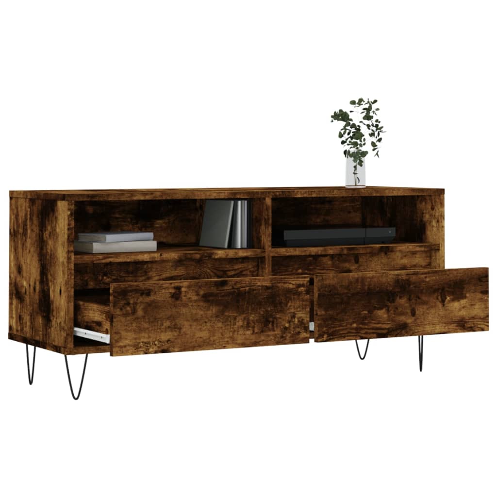 Tv-Bänk 100X34,5X44,5 Cm Konstruerat Trä