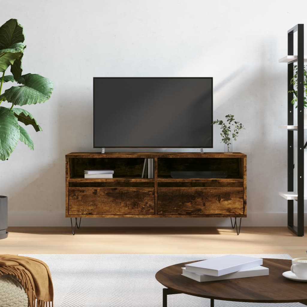 Tv-Bänk 100X34,5X44,5 Cm Konstruerat Trä