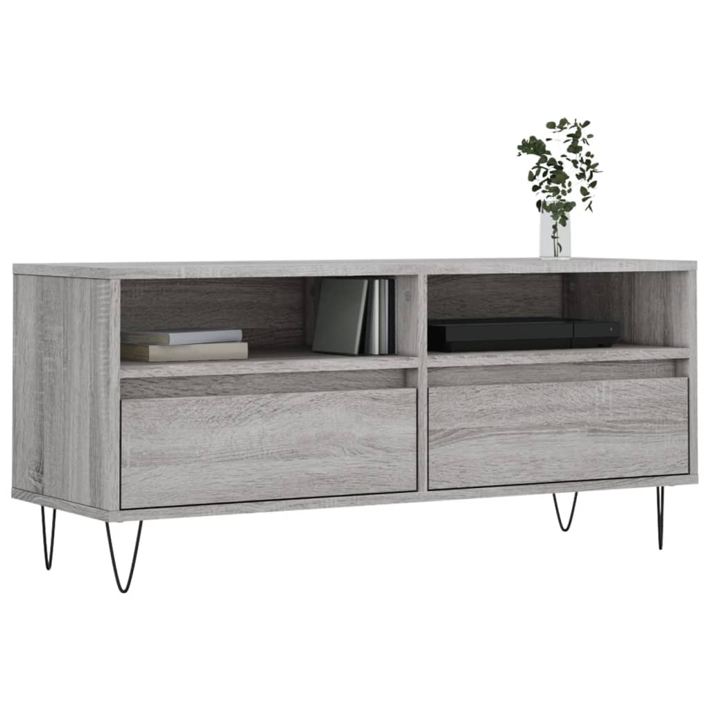 Tv-Bänk 100X34,5X44,5 Cm Konstruerat Trä