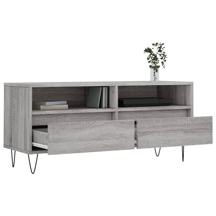 Tv-Bänk 100X34,5X44,5 Cm Konstruerat Trä