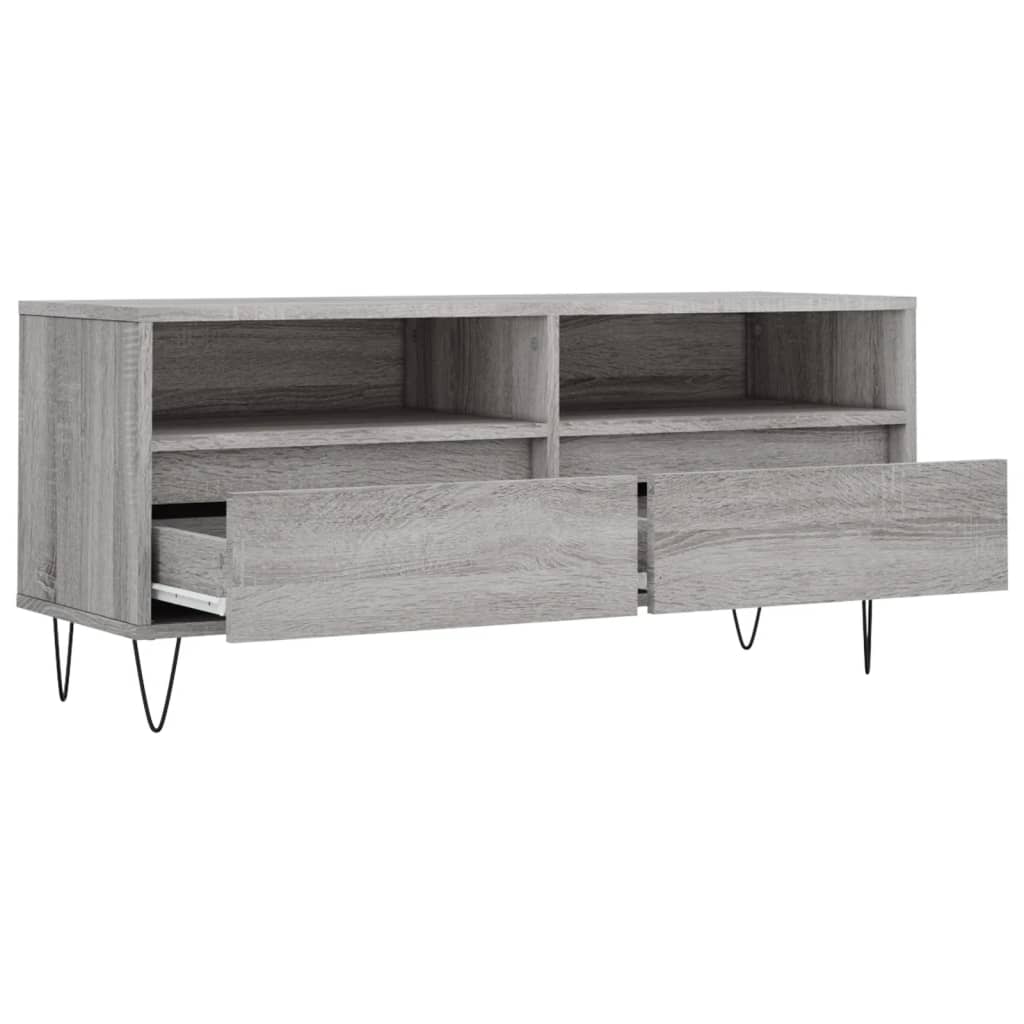 Tv-Bänk 100X34,5X44,5 Cm Konstruerat Trä