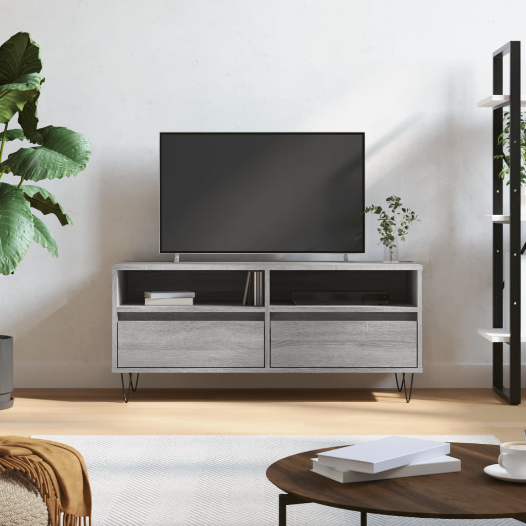 Tv-Bänk 100X34,5X44,5 Cm Konstruerat Trä