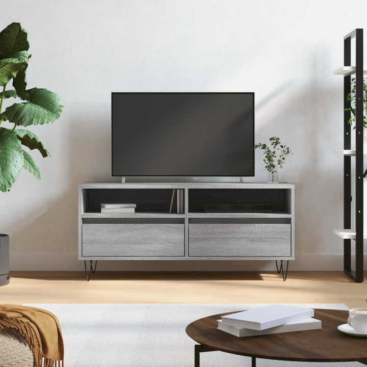 Tv-Bänk 100X34,5X44,5 Cm Konstruerat Trä
