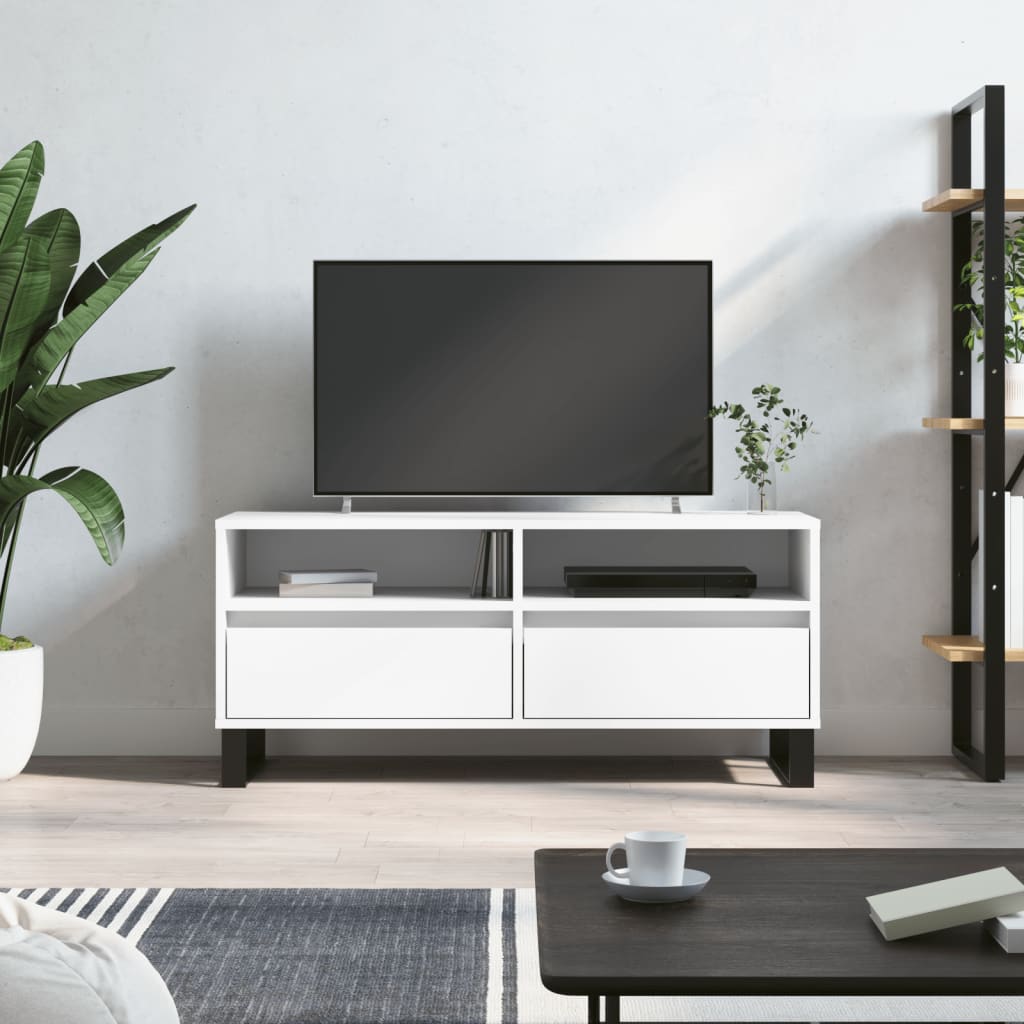Tv-Bänk 100X34,5X44,5 Cm Konstruerat Trä