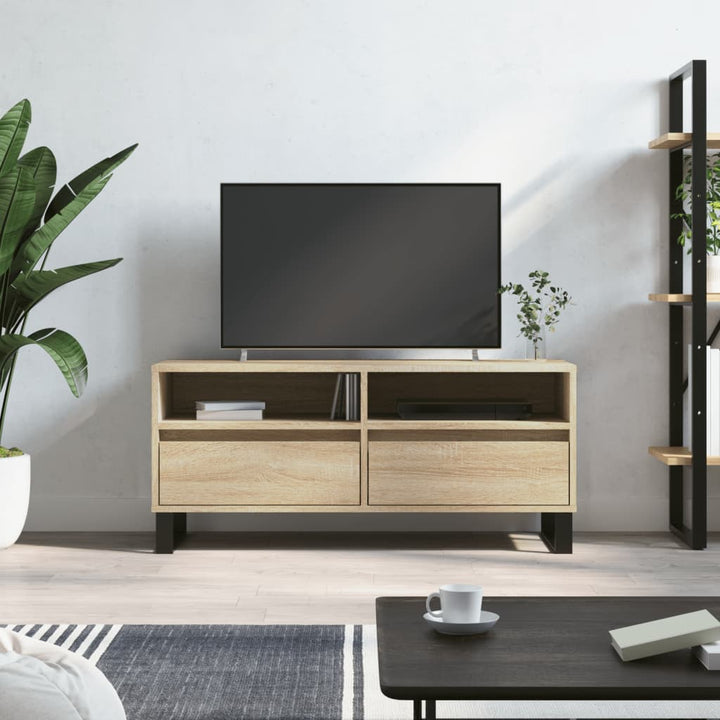 Tv-Bänk 100X34,5X44,5 Cm Konstruerat Trä