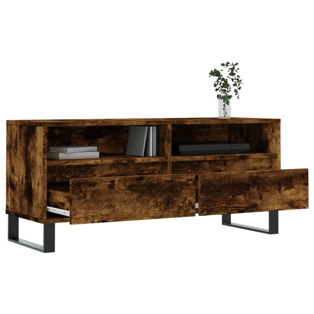 Tv-Bänk 100X34,5X44,5 Cm Konstruerat Trä