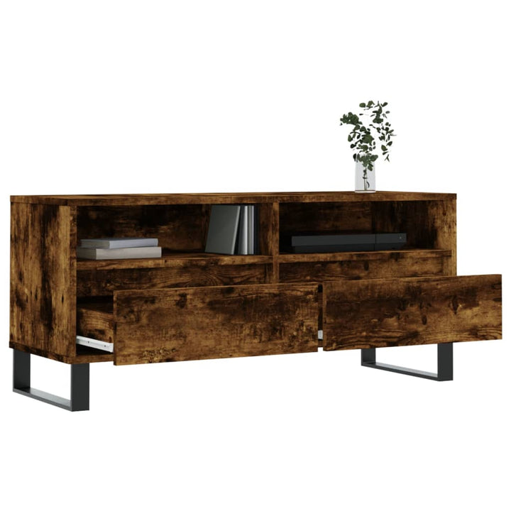 Tv-Bänk 100X34,5X44,5 Cm Konstruerat Trä
