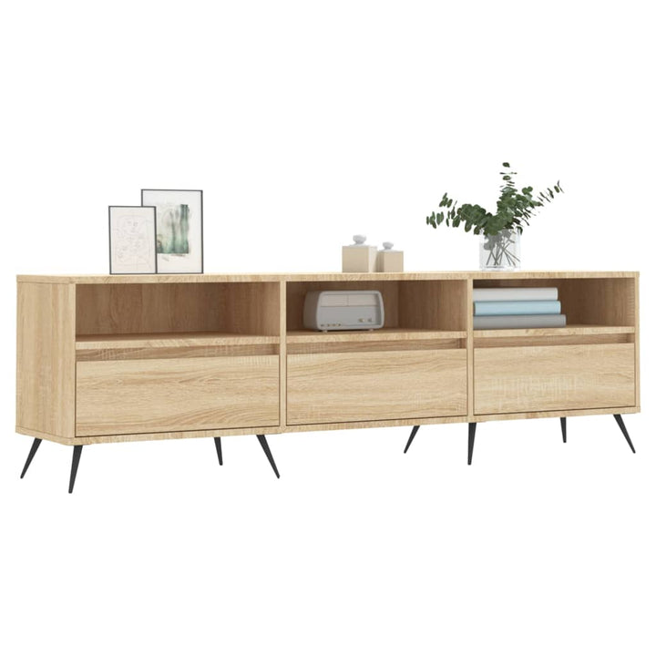 Tv-Bänk Sonoma-Ek 150X30X44,5 Cm Konstruerat Trä