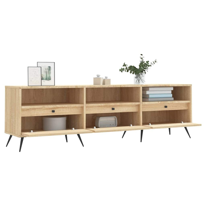Tv-Bänk Sonoma-Ek 150X30X44,5 Cm Konstruerat Trä