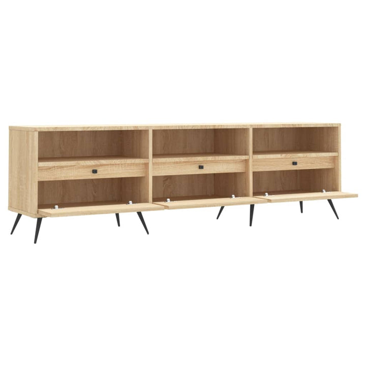Tv-Bänk Sonoma-Ek 150X30X44,5 Cm Konstruerat Trä