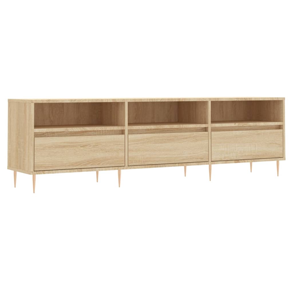 Tv-Bänk Sonoma-Ek 150X30X44,5 Cm Konstruerat Trä