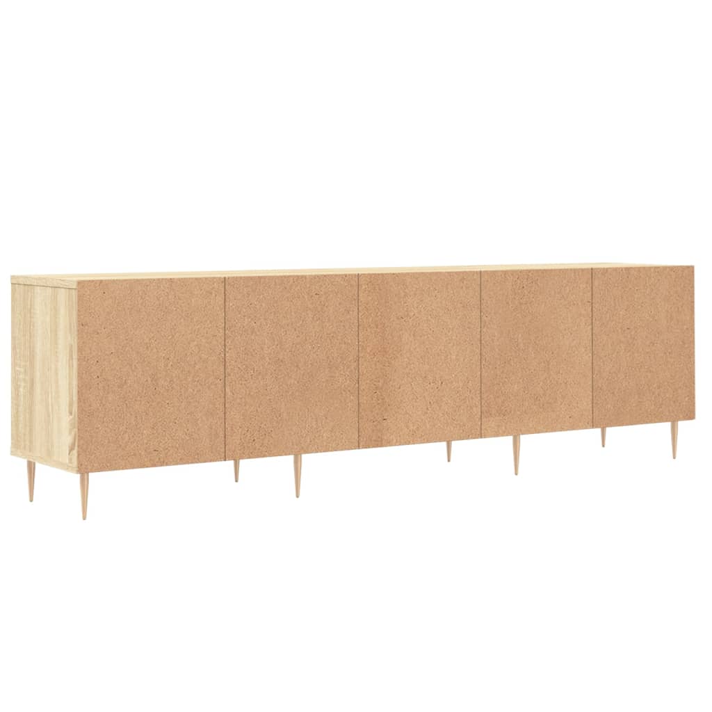 Tv-Bänk Sonoma-Ek 150X30X44,5 Cm Konstruerat Trä