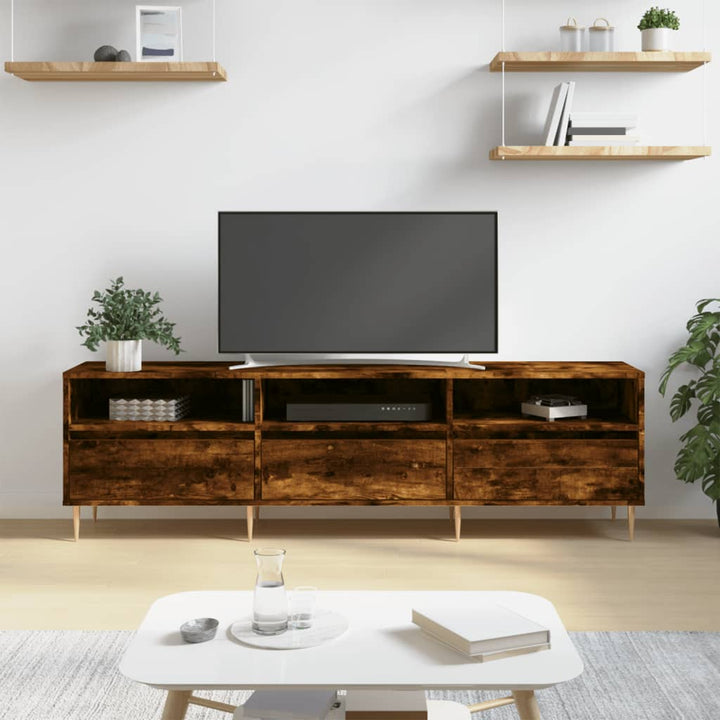 Tv-Bänk Sonoma-Ek 150X30X44,5 Cm Konstruerat Trä