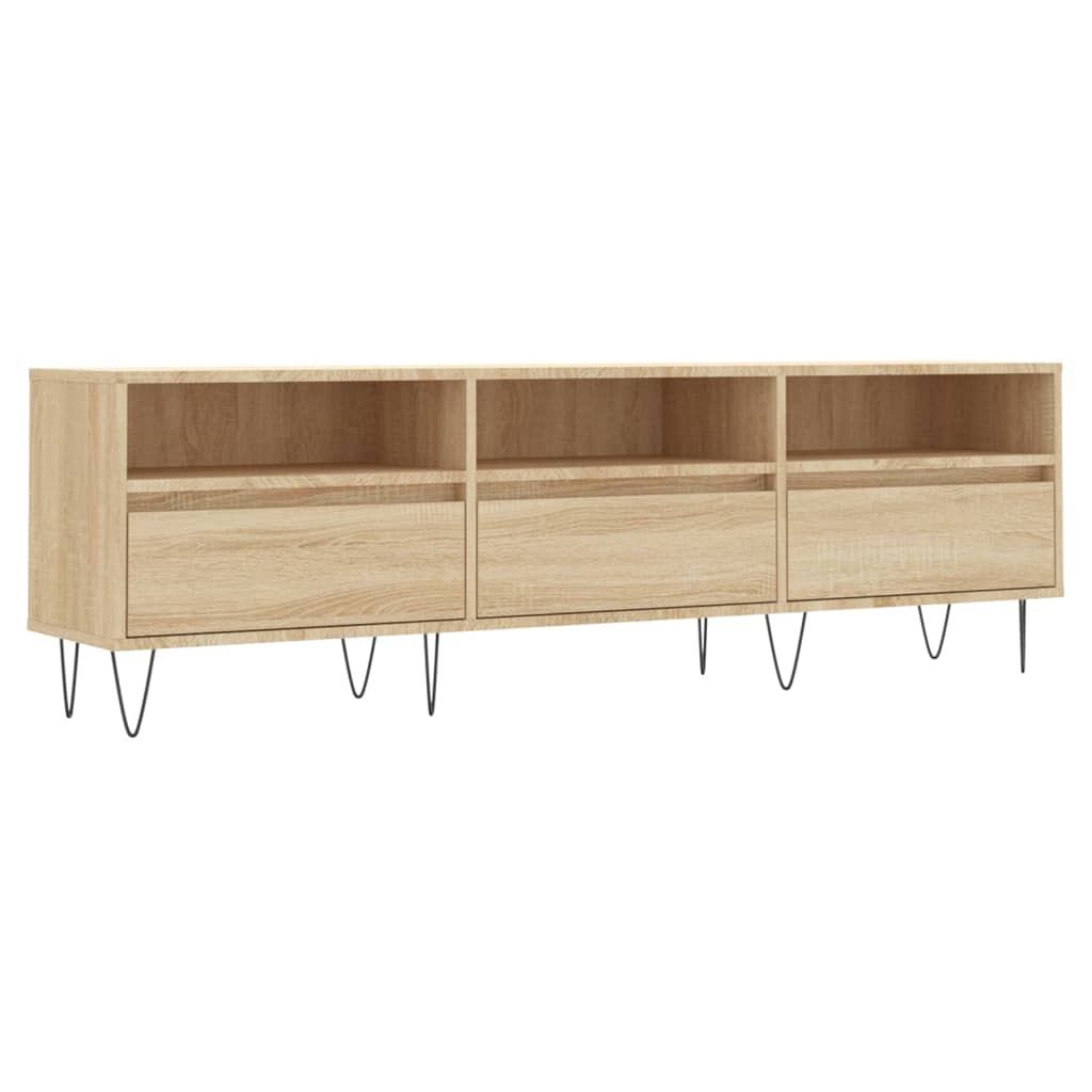 Tv-Bänk Sonoma-Ek 150X30X44,5 Cm Konstruerat Trä