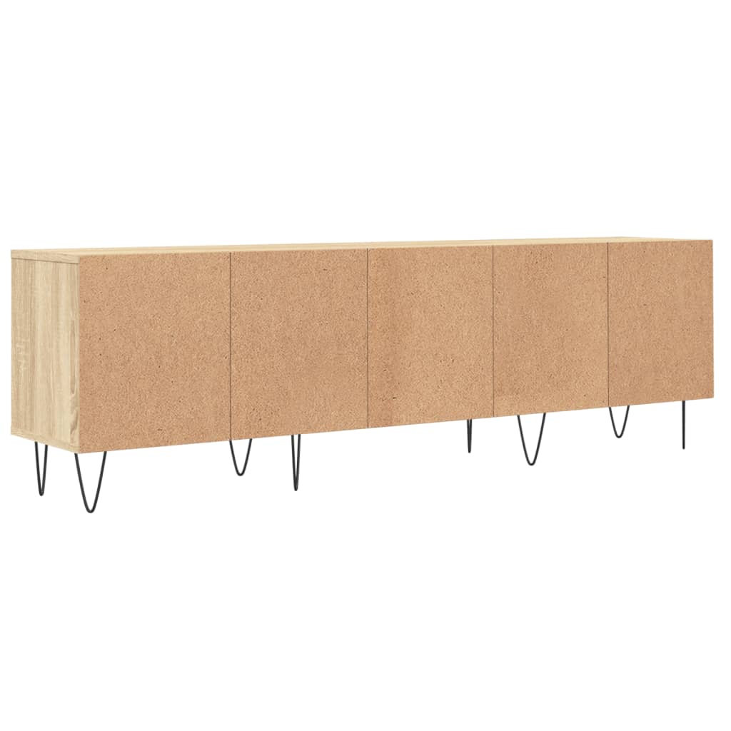 Tv-Bänk Sonoma-Ek 150X30X44,5 Cm Konstruerat Trä