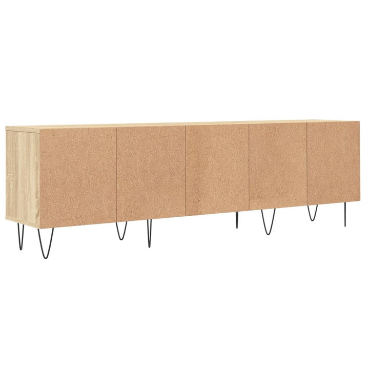 Tv-Bänk Sonoma-Ek 150X30X44,5 Cm Konstruerat Trä
