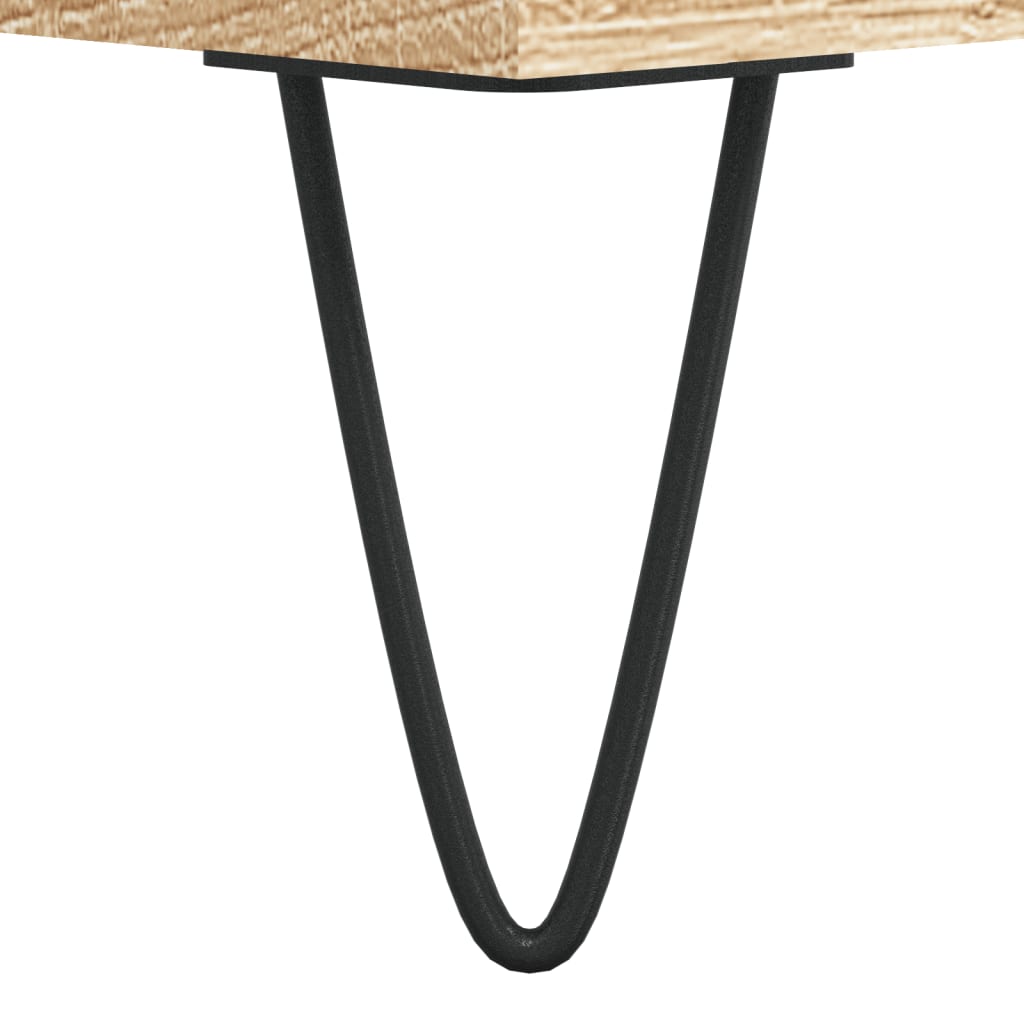 Tv-Bänk Sonoma-Ek 150X30X44,5 Cm Konstruerat Trä