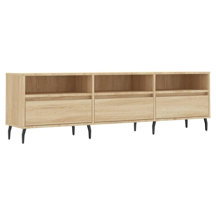 Tv-Bänk Sonoma-Ek 150X30X44,5 Cm Konstruerat Trä
