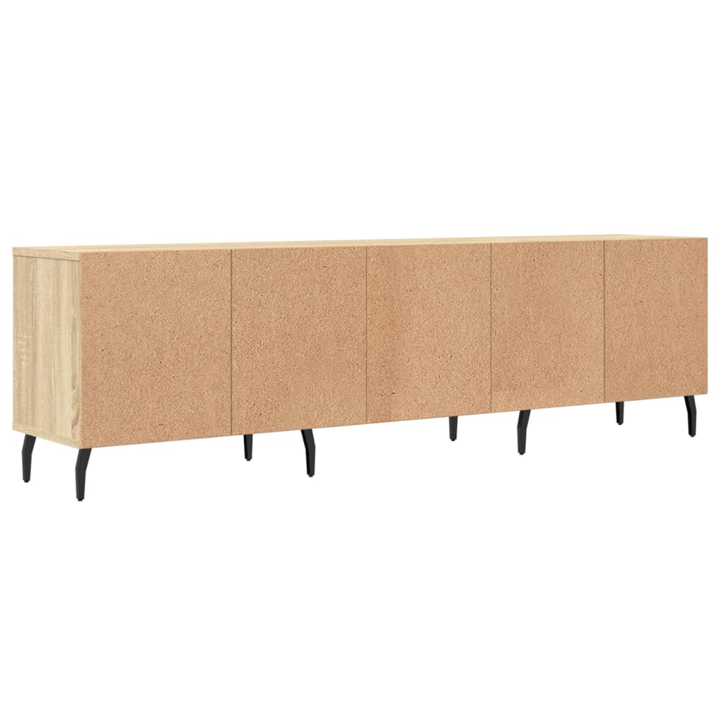Tv-Bänk Sonoma-Ek 150X30X44,5 Cm Konstruerat Trä