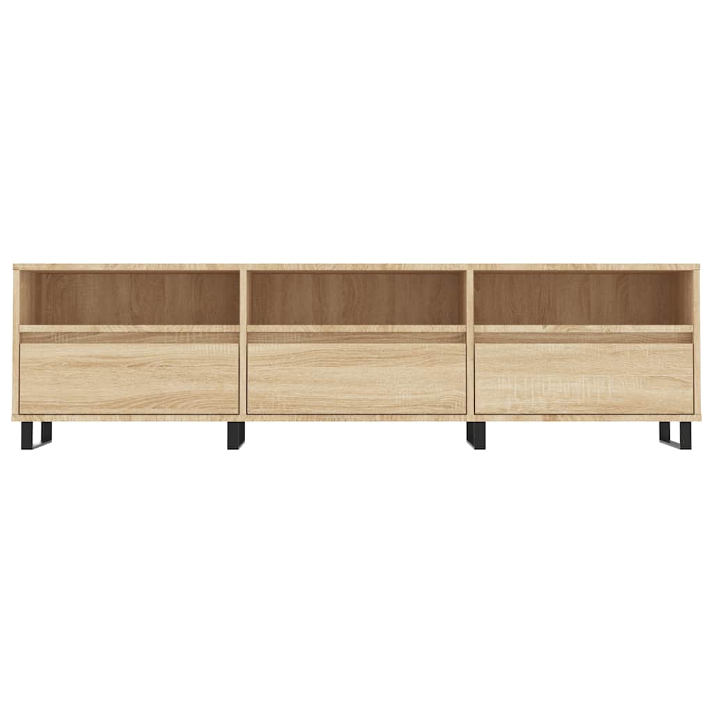 Tv-Bänk Sonoma-Ek 150X30X44,5 Cm Konstruerat Trä