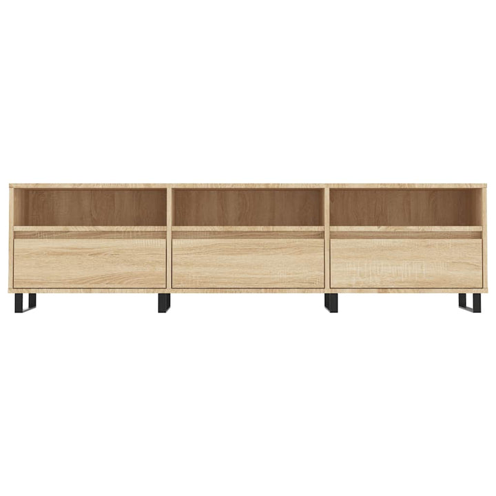 Tv-Bänk Sonoma-Ek 150X30X44,5 Cm Konstruerat Trä
