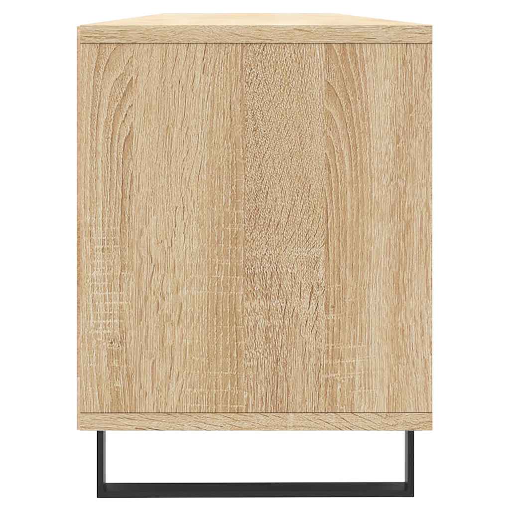 Tv-Bänk Sonoma-Ek 150X30X44,5 Cm Konstruerat Trä