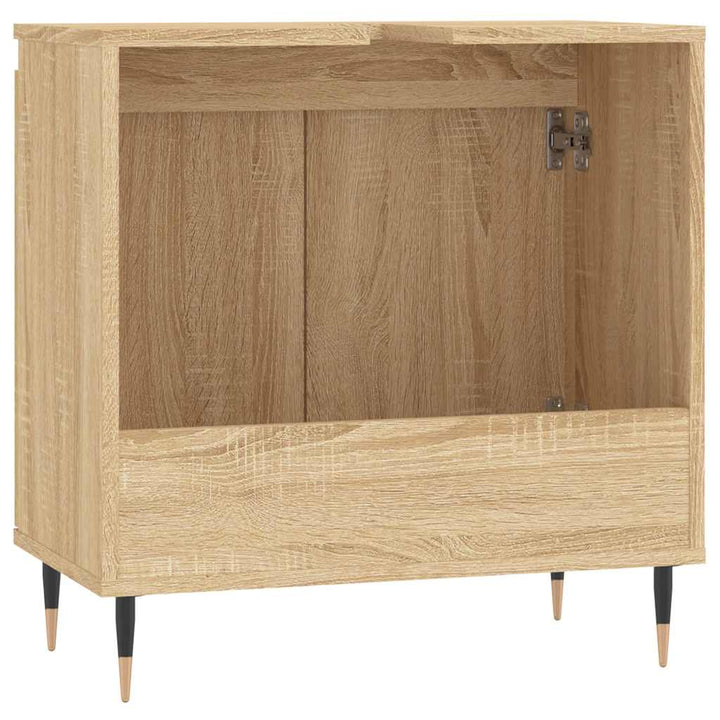Badrumsskåp Sonoma-Ek 58X33X60 Cm Konstruerat Trä