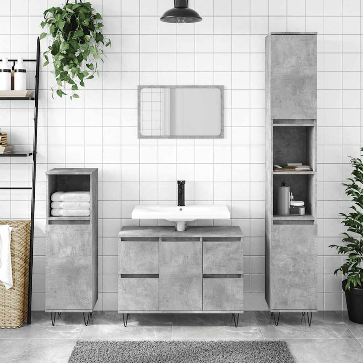 Badrumsskåp 80X33X60 Cm Konstruerat Trä