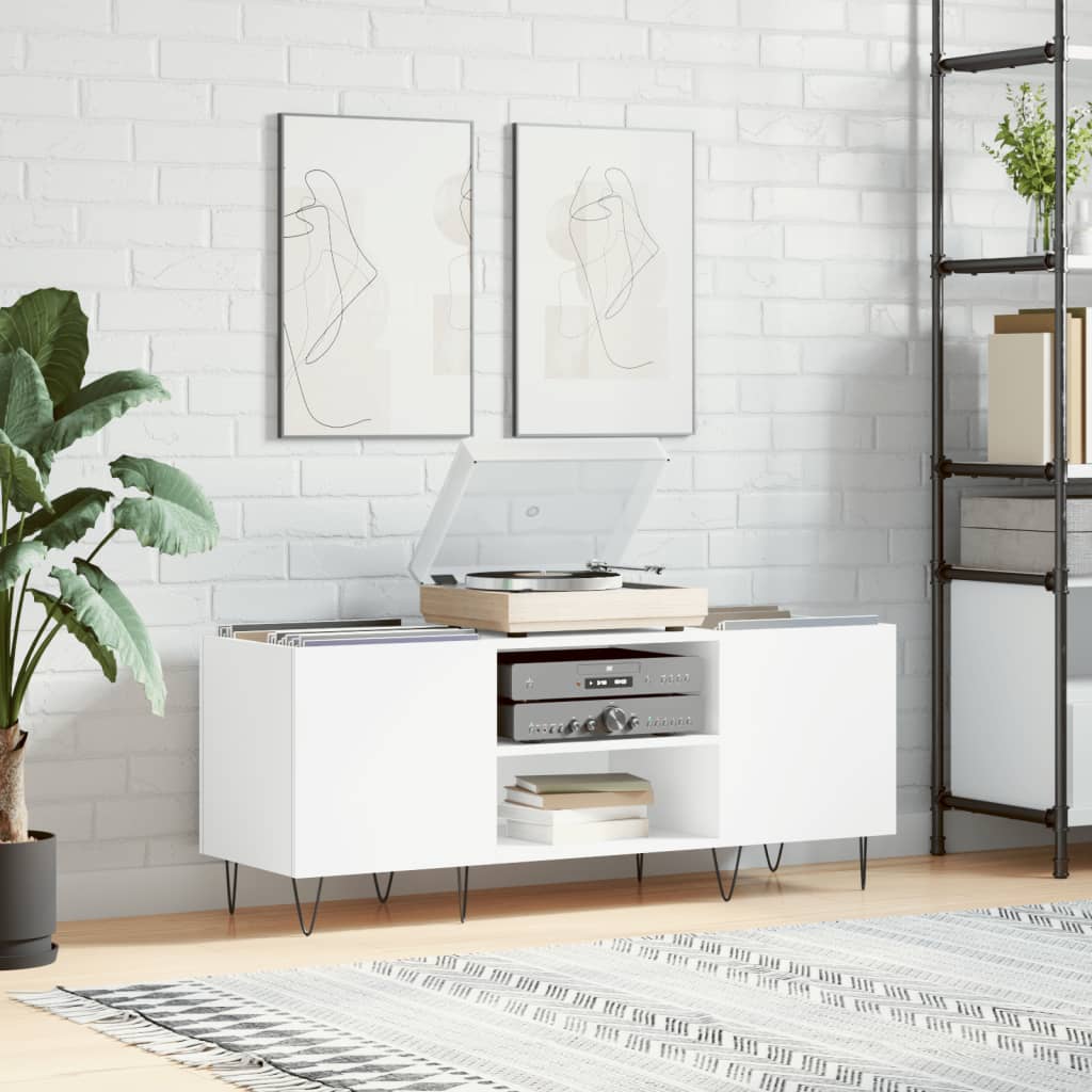 Stereobänk 121X38X48 Cm Konstruerat Trä