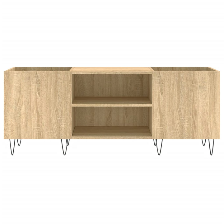 Stereobänk Sonoma-Ek 121X38X48 Cm Konstruerat Trä