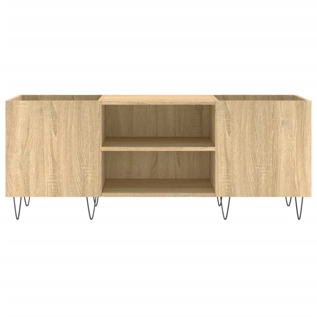 Stereobänk Sonoma-Ek 121X38X48 Cm Konstruerat Trä