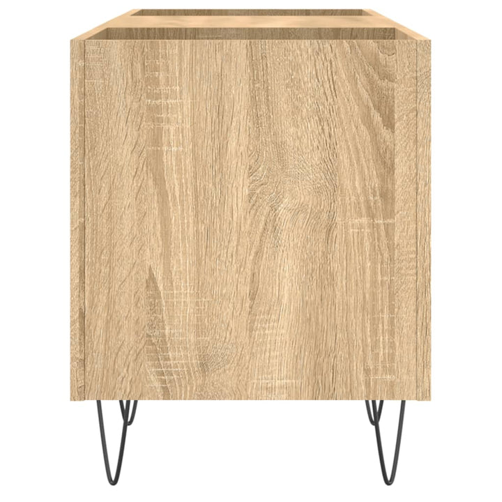 Stereobänk Sonoma-Ek 121X38X48 Cm Konstruerat Trä