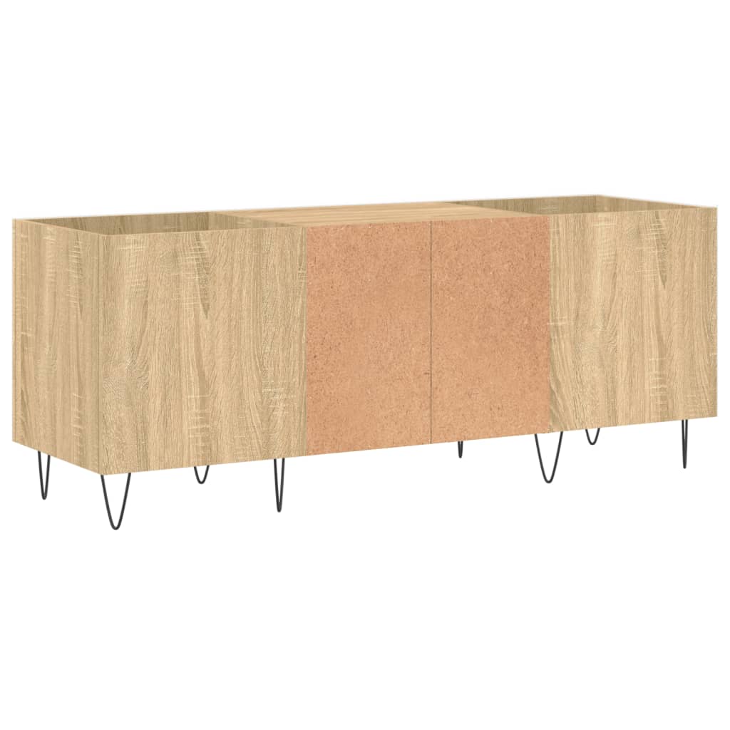 Stereobänk Sonoma-Ek 121X38X48 Cm Konstruerat Trä