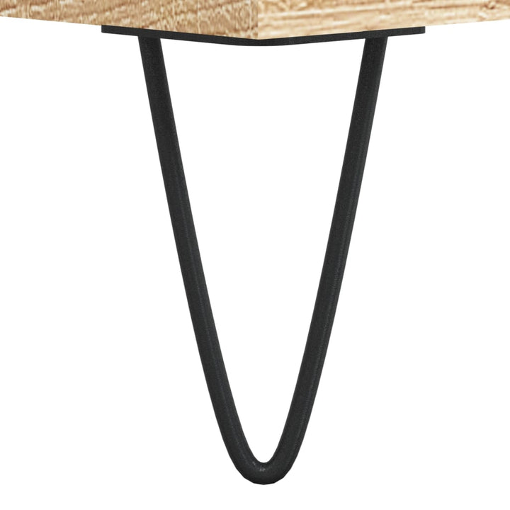 Stereobänk Sonoma-Ek 121X38X48 Cm Konstruerat Trä