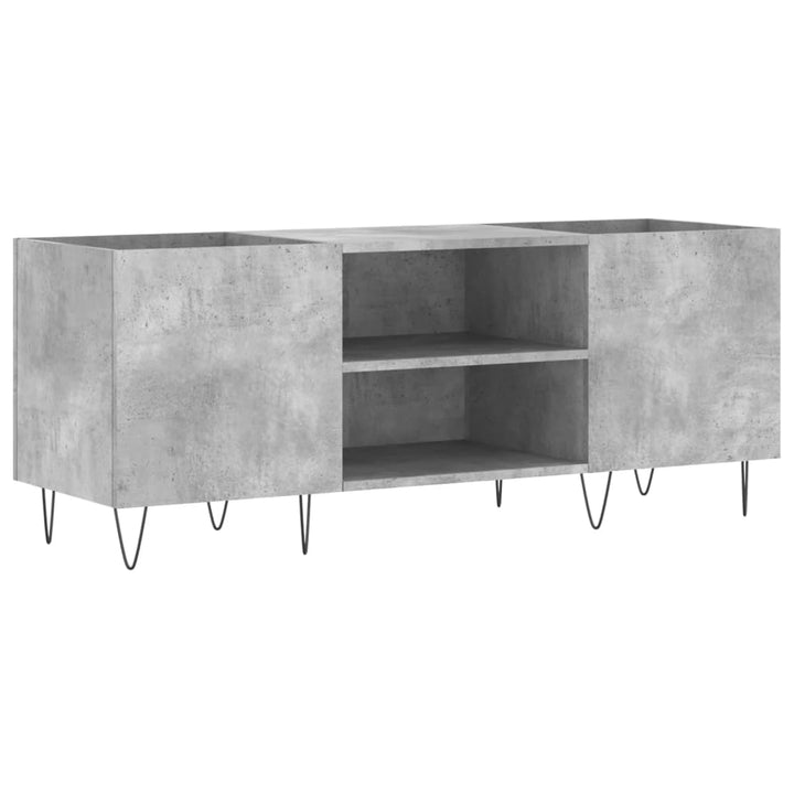 Stereobänk Betong-Grå 121X38X48 Cm Konstruerat Trä