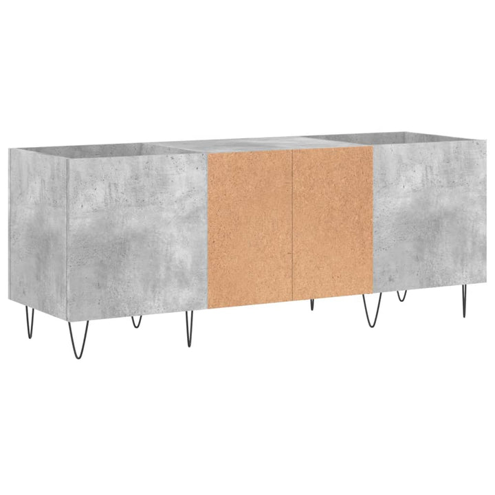 Stereobänk Betong-Grå 121X38X48 Cm Konstruerat Trä