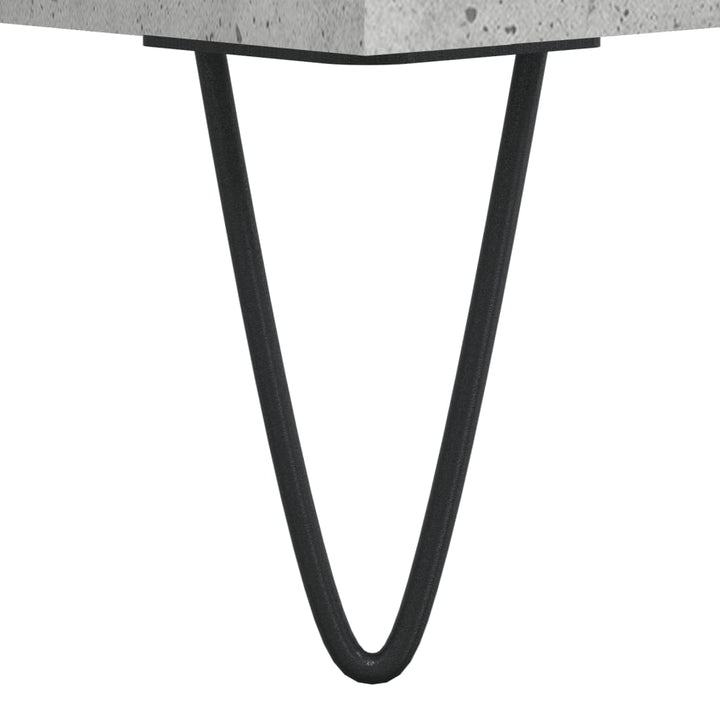 Stereobänk Betong-Grå 121X38X48 Cm Konstruerat Trä
