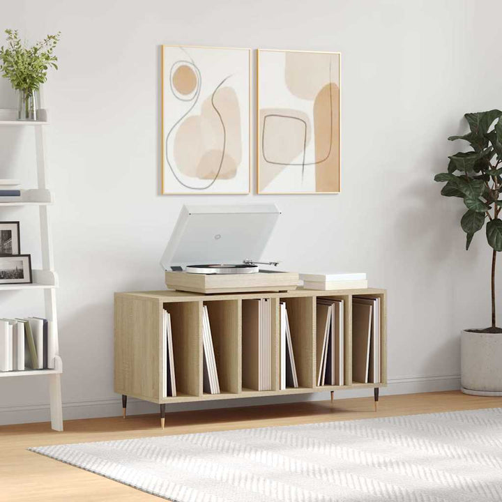 Stereobänk Sonoma-Ek 100X38X48 Cm Konstruerat Trä