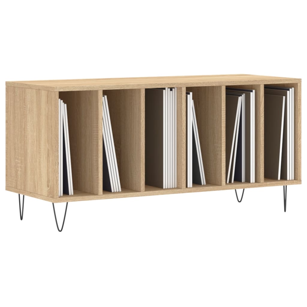 Stereobänk Sonoma-Ek 100X38X48 Cm Konstruerat Trä