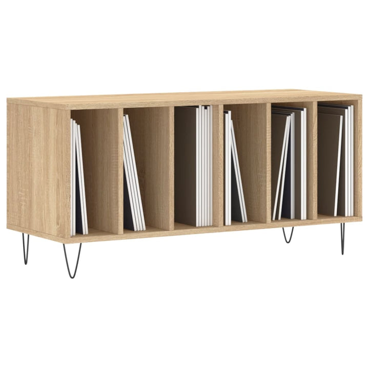 Stereobänk Sonoma-Ek 100X38X48 Cm Konstruerat Trä
