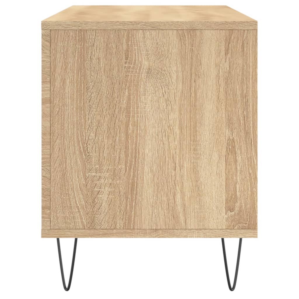 Stereobänk Sonoma-Ek 100X38X48 Cm Konstruerat Trä