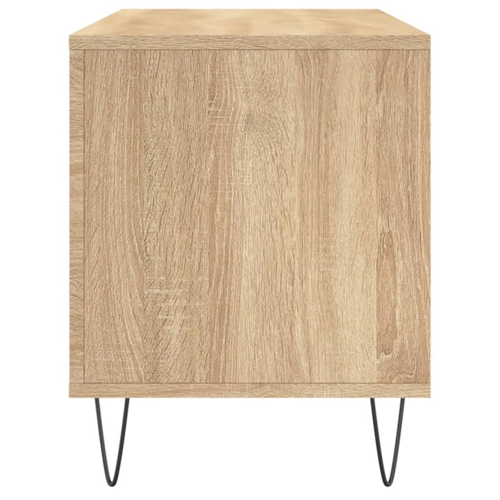 Stereobänk Sonoma-Ek 100X38X48 Cm Konstruerat Trä