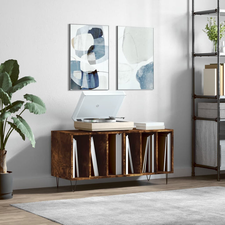 Stereobänk Sonoma-Ek 100X38X48 Cm Konstruerat Trä